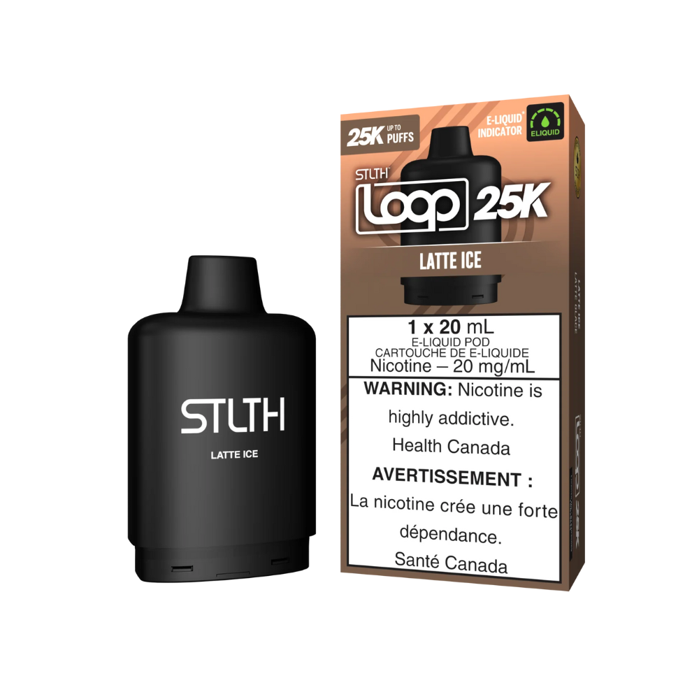 STLTH 25k Loop Pre-filled Vape Pod - Latte Ice