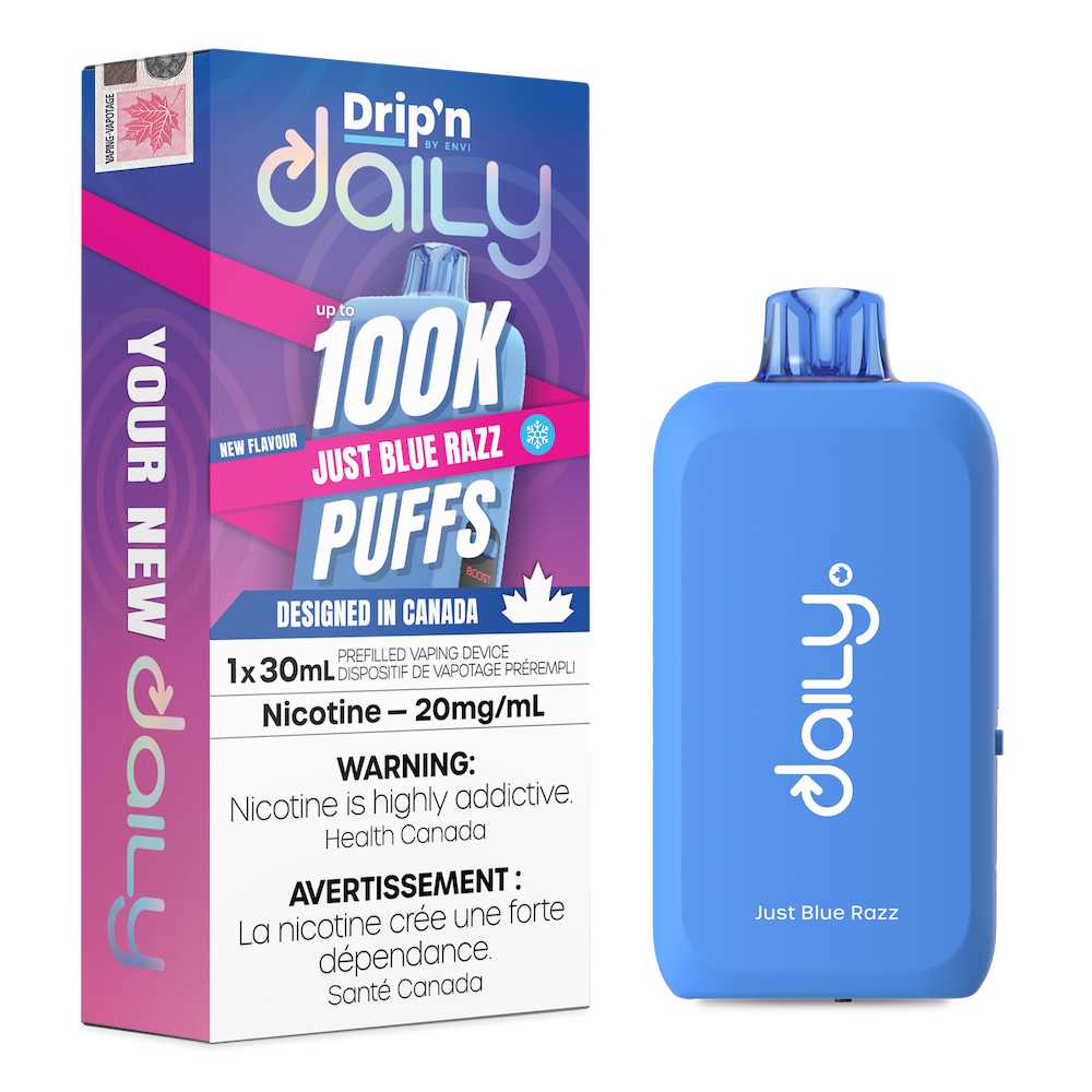 Drip'n Daily 100k Disposable Vape - Just Blue Razz
