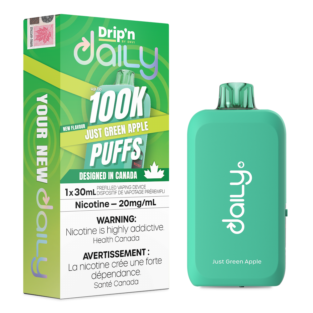 Drip'n Daily 100k Disposable Vape - Just Green Apple