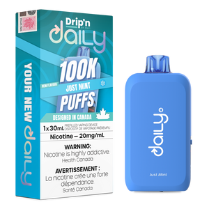 Drip'n Daily 100k Disposable Vape - Just Mint