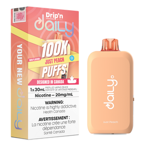 Drip'n Daily 100k Disposable Vape - Just Peach