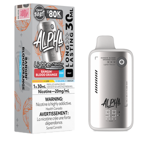 Flavour Beast Alpha Lighter Flavour 80k Puffs Disposable Vape - Bangin' Blood Orange Iced