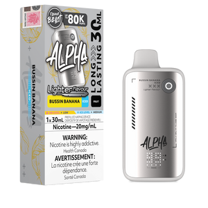 Flavour Beast Alpha Lighter Flavour 80k Puffs Disposable Vape - Bussin Banana Iced