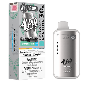 Flavour Beast Alpha Lighter Flavour 80k Puffs Disposable Vape - Extreme Mint Iced