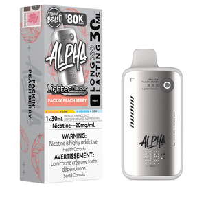 Flavour Beast Alpha Lighter Flavour 80k Puffs Disposable Vape - Packin' Peach Berry