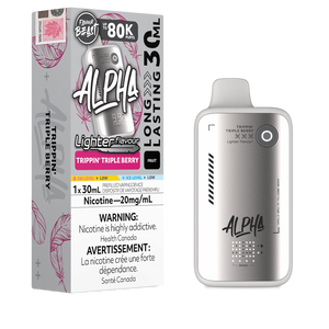 Flavour Beast Alpha Lighter Flavour 80k Puffs Disposable Vape - Trippin' Tripple Berry Iced