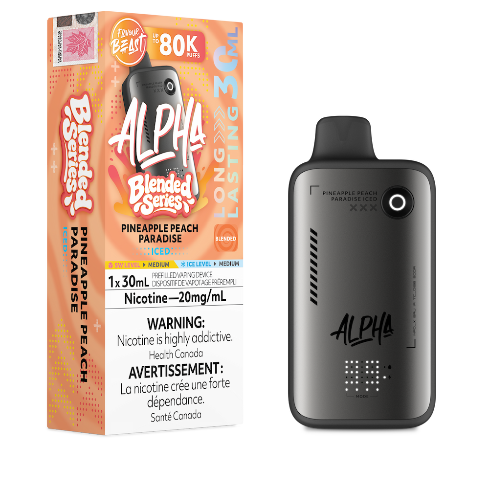 Flavour Beast Alpha Blended Series 80K Puffs Disposable Vape - Pineapple Peach Paradise Iced