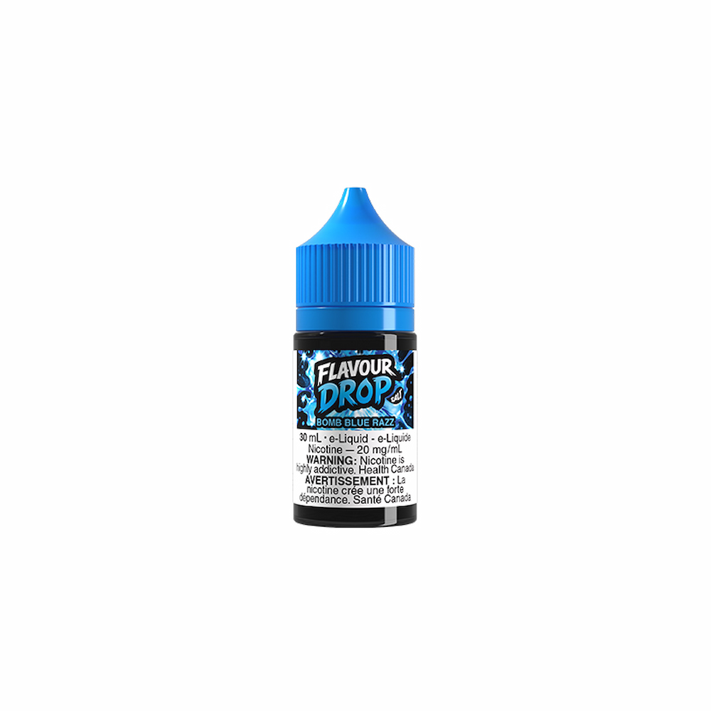Flavour Drop Salt Nic Vape Juice - Bomb Blue Razz (30ml)