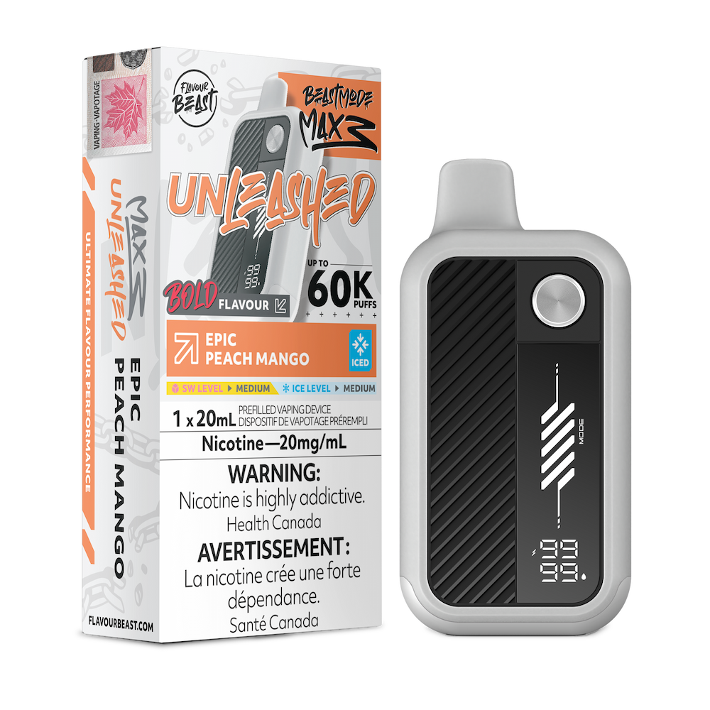 Flavour Beast Beast Mode Max 3 Unleashed 60K - Epic Peach Mango Iced