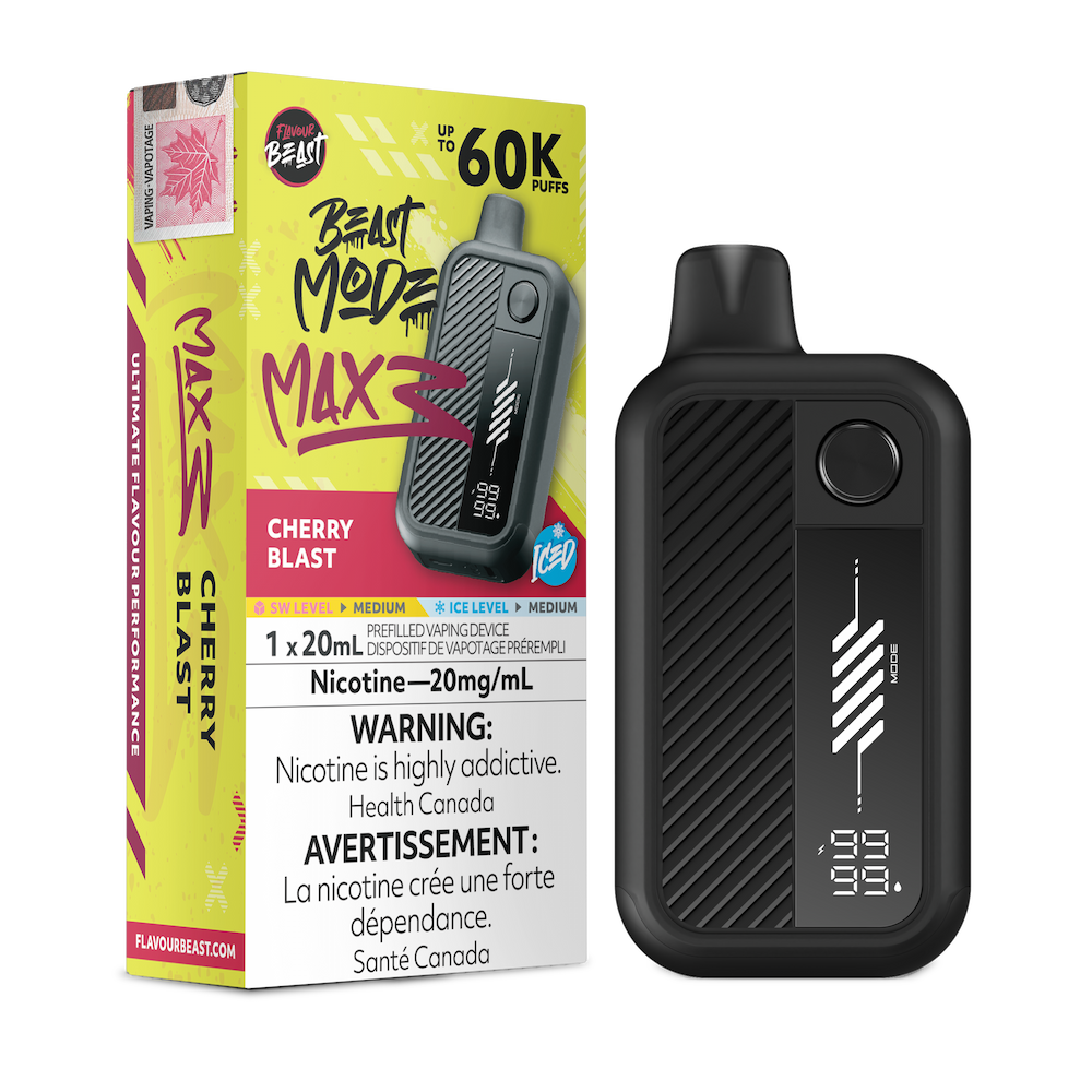 Flavour Beast Beast Mode Max 3 60K Disposable Vape - Cherry Blast