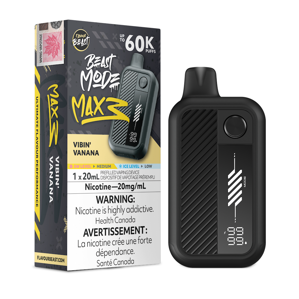 Flavour Beast Beast Mode Max 3 60K Disposable Vape - Vibin Vanana