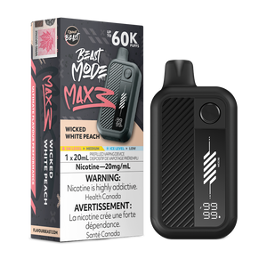 Flavour Beast Beast Mode Max 3 60K Disposable Vape - Wicked White Peach