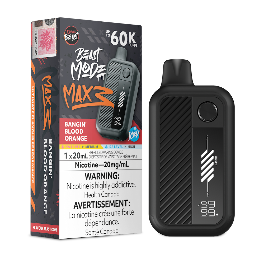 Flavour Beast Beast Mode Max 3 60K - Bangin' Blood Orange