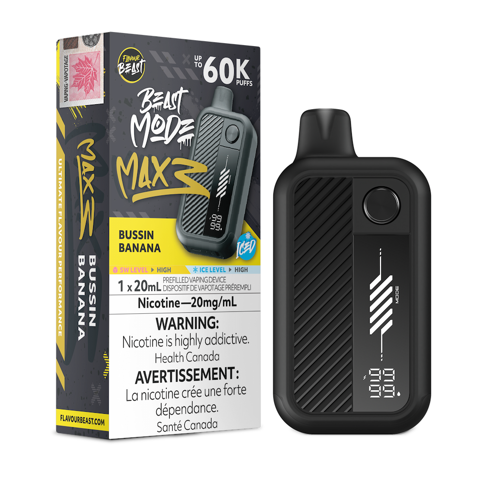 Flavour Beast Beast Mode Max 3 60K - Bussin Banana Iced