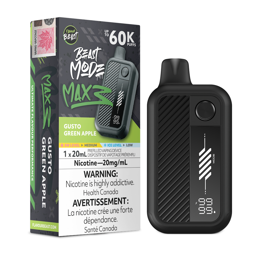 Flavour Beast Beast Mode Max 3 60K - Gusto Green Apple