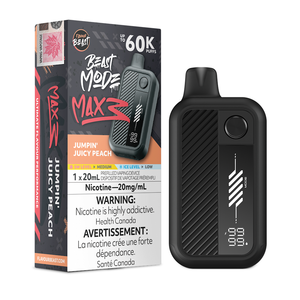 Flavour Beast Beast Mode Max 3 60K - Jumpin' Juicy Peach
