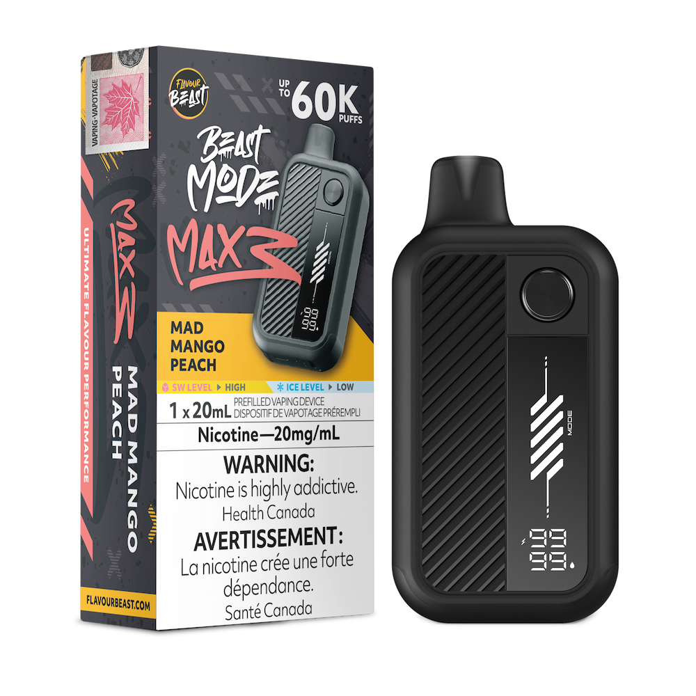 Flavour Beast Beast Mode Max 3 60K - Mad Mango Peach