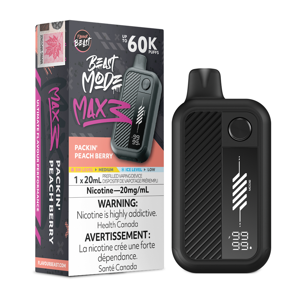 Flavour Beast Beast Mode Max 3 60K - Packin' Peach Berry