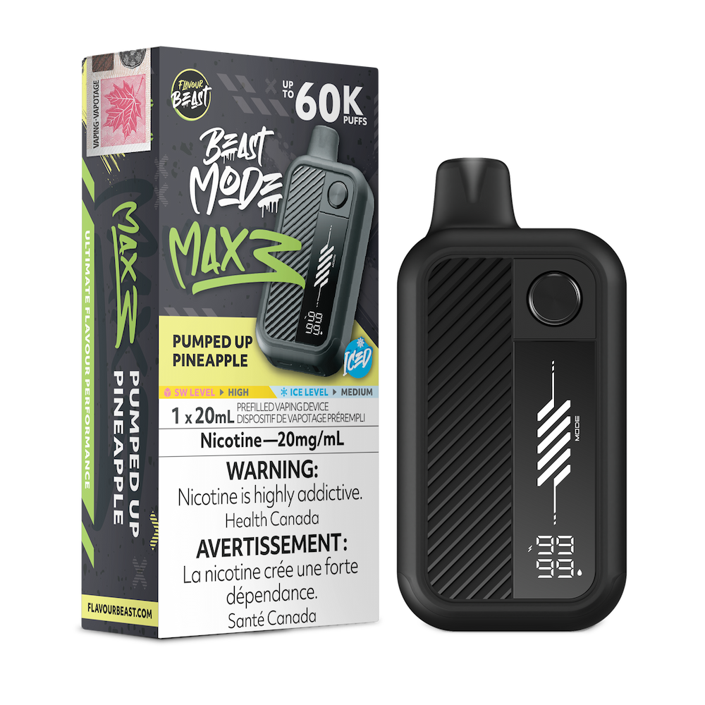 Flavour Beast Beast Mode Max 3 60K - Pumped Up Pineapple Iced