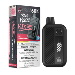 Flavour Beast Beast Mode Max 3 60K - Sic Strawberry Iced