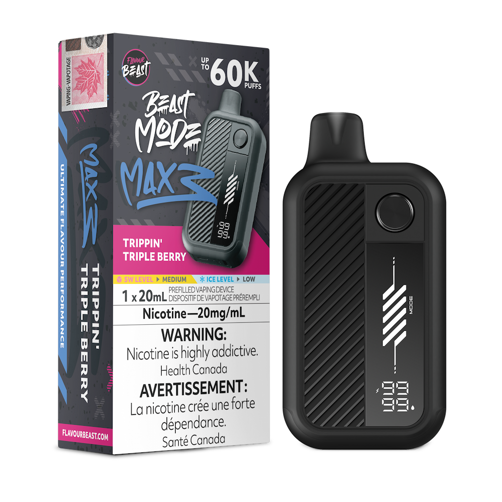Flavour Beast Beast Mode Max 3 60K - Trippin' Triple Berry