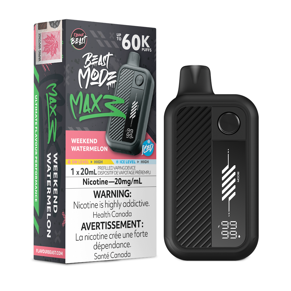 Flavour Beast Beast Mode Max 3 60K - Weekend Watermelon Iced