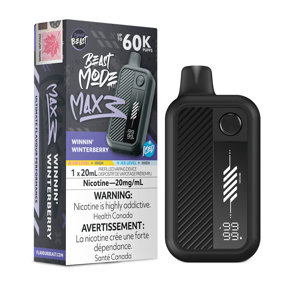 Flavour Beast Beast Mode Max 3 60K - Winnin' Winterberry Iced