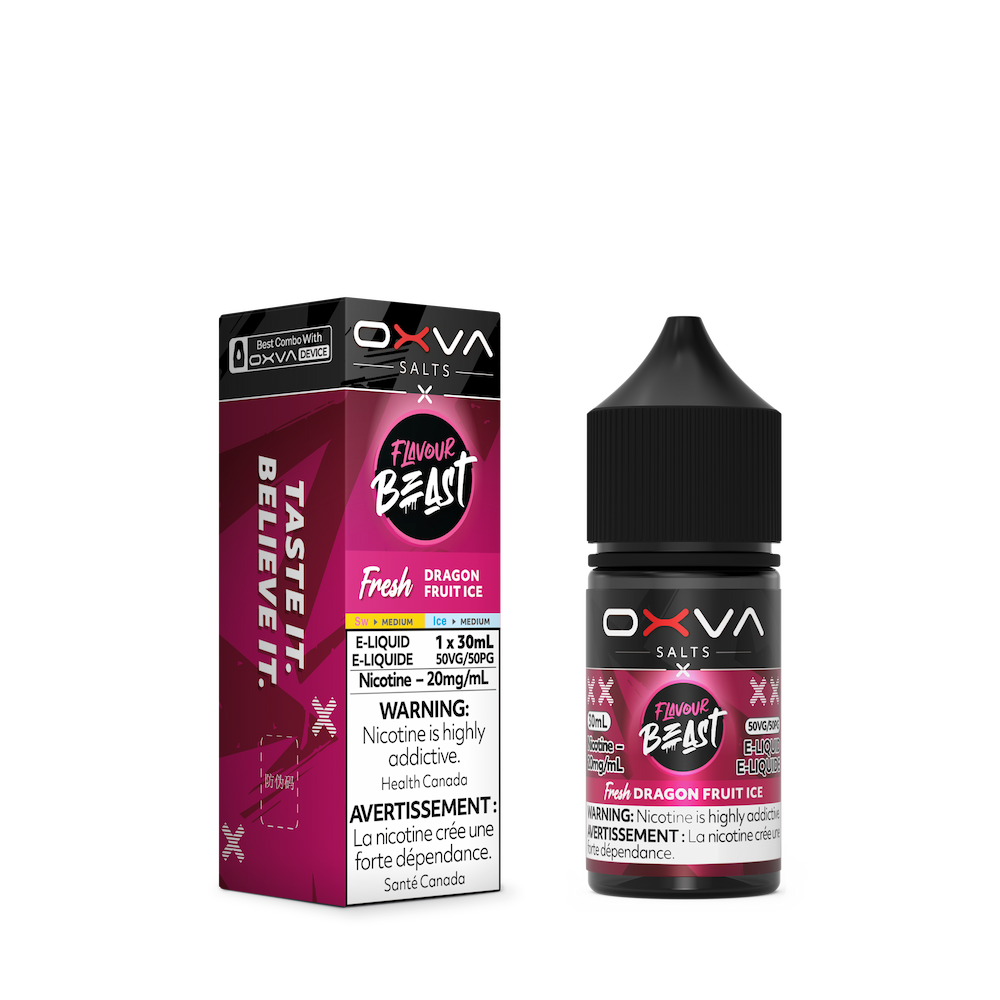 Flavour Beast x OXVA Nic Salt Vape Juice - Dragon Fruit Ice (30ml)
