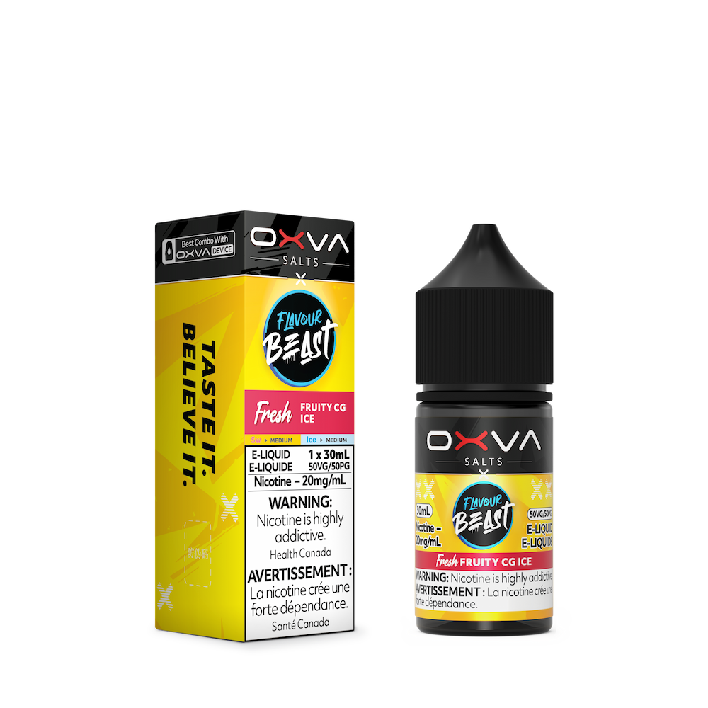 Flavour Beast x OXVA Nic Salt Vape Juice - Fruity CG Ice (30ml)