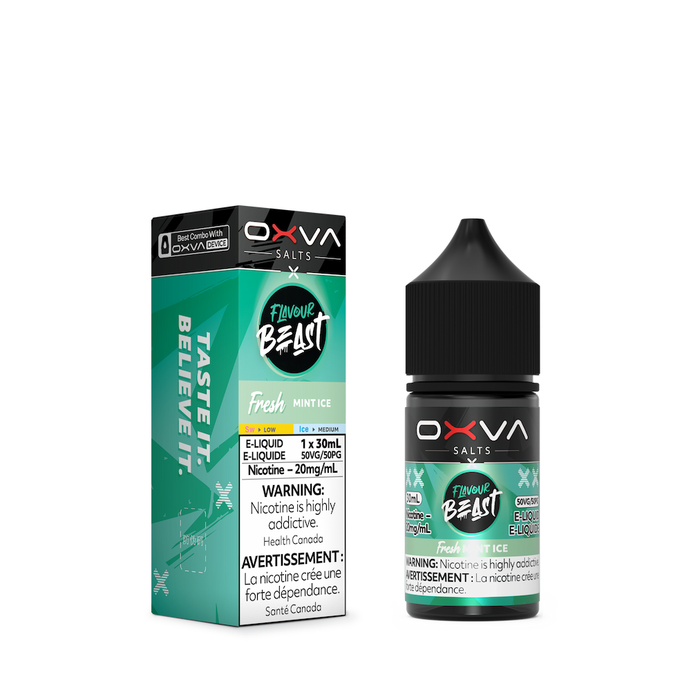 Flavour Beast x OXVA Nic Salt Vape Juice - Mint Ice (30ml)