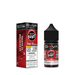 Flavour Beast x OXVA Nic Salt Vape Juice - Red Berries Ice (30ml)