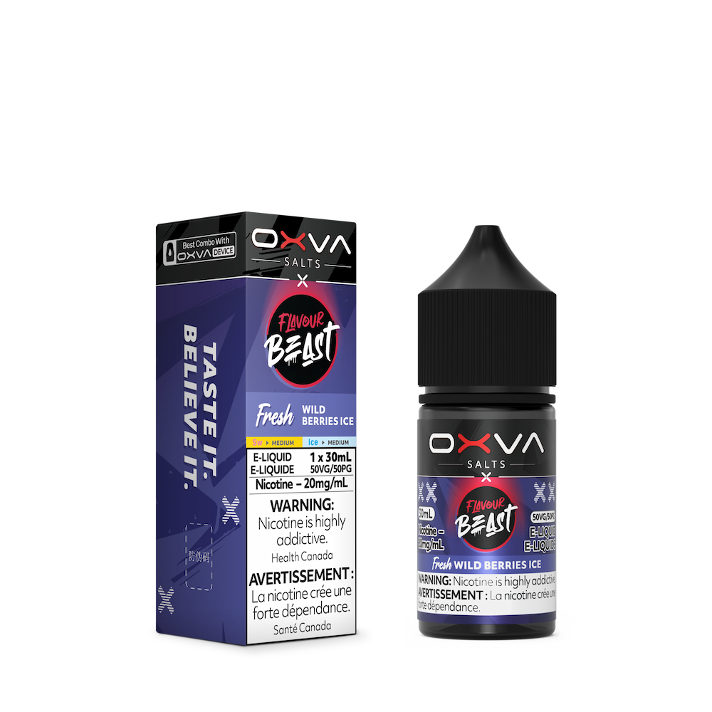 Flavour Beast x OXVA Nic Salt Vape Juice - Wild Berries Ice (30ml)