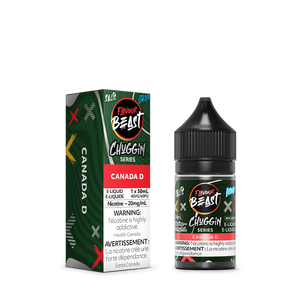 Flavour Beast ICE Salt Nic Vape Juice - Chuggin Canada D (30ml)