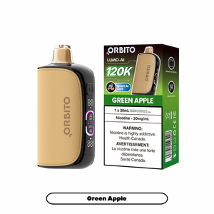 Orbito Lumo Ai 120k Disposable Vape - Green Apple