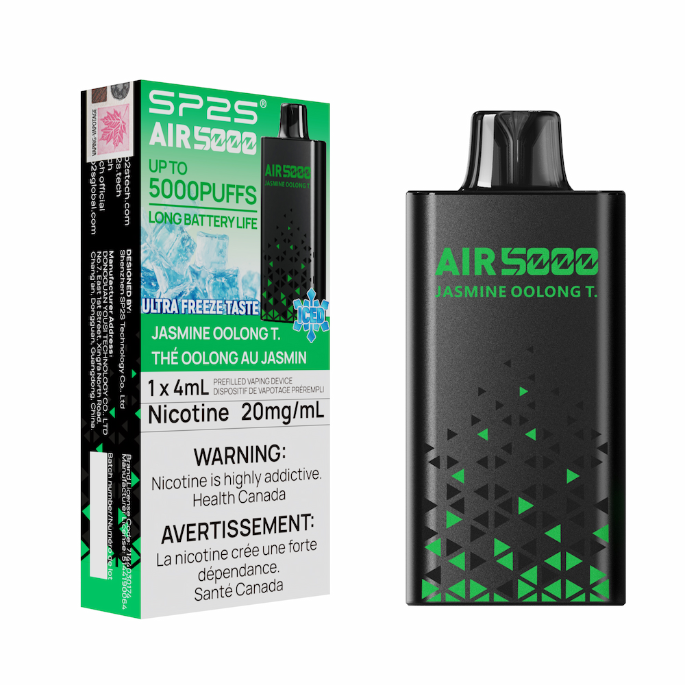 Sp2s Air 5K Disposable Vape - Jasmine Oolong T. Iced