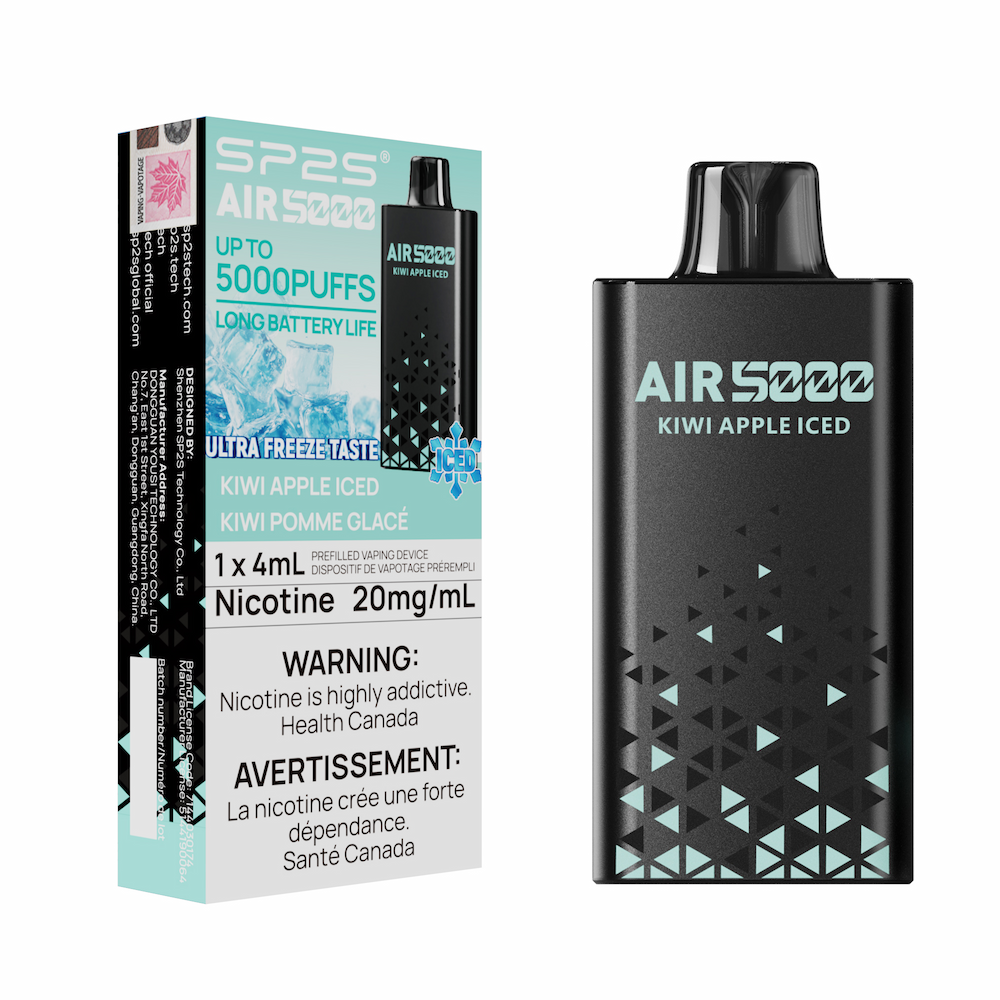 Sp2s Air 5K Disposable Vape - Kiwi Apple Iced