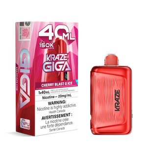 Kraze Giga 150K Puffs Disposable Vape - Cherry Blast G Ice
