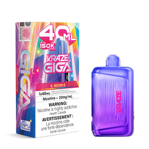 Kraze Giga 150K Puffs Disposable Vape - S. Neon G