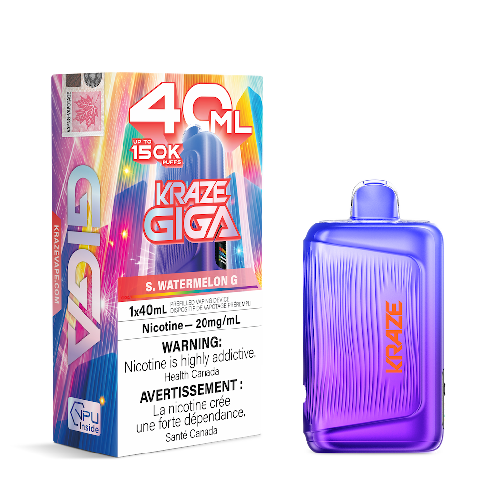 Kraze Giga 150K Puffs Disposable Vape - S. Watermelon G