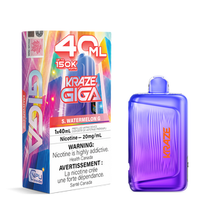 Kraze Giga 150K Puffs Disposable Vape - S. Watermelon G