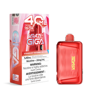 Kraze Giga 150K Puffs Disposable Vape - Strawberry Watermelon G Ice