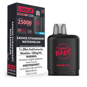 Level X Flavour Beast Boost G2 - Savage Strawberry Watermelon