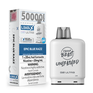 Level X Flavour Beast Unleashed G2 Ultra- Epic Blue Razz Iced