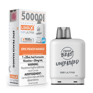 Level X Flavour Beast Unleashed G2 Ultra- Epic Mango Peach Iced