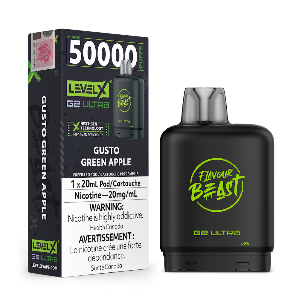 Level X Flavour Beast G2 Ultra - Gusto Green Apple