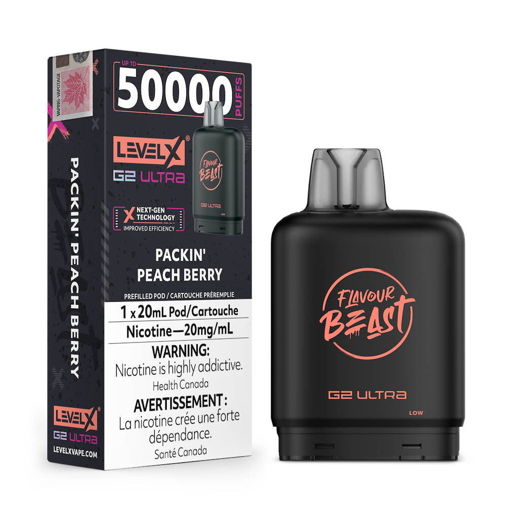 Level X Flavour Beast G2 Ultra - Packin' Peach Berry