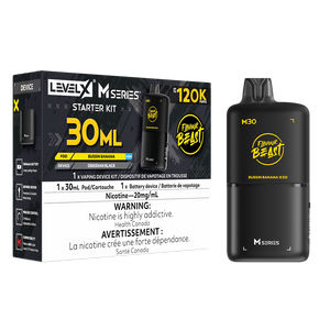 Flavour Beast Level X M Series Starter Kit 120K - Bussin Banana Iced