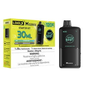 Flavour Beast Level X M Series Starter Kit 120K - Extreme Mint Iced