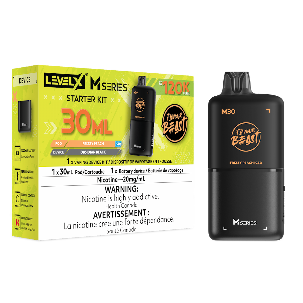 Flavour Beast Level X M Series Starter Kit 120K - Frizzy Peach Iced