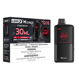 Flavour Beast Level X M Series Starter Kit 120K - Sic Strawberry Iced